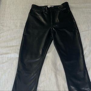 Abercrombie & Fitch Vegan Leather Skinny Pants